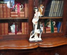Giuseppe Armani Florence Lady with Great Dane Figurine