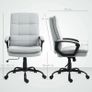 Office Chair, Desk Chair, Rocking Function, Height Adjustable, up to 120 kg, Gray Image 2