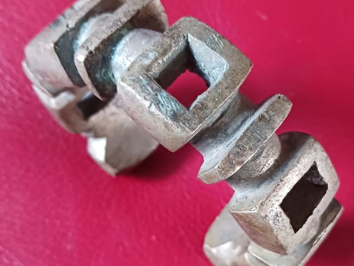 19th Century Bronze Fulani bracelet
