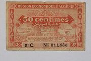Algeria, 50 Centimes notes