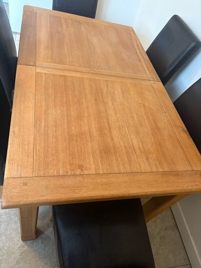 Dining table and chairs