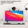 HumanCentric DSLR Monitor Mount Large, Desk Camera Mounting, Light Webcam, Microphone Shelf for Monitor VESA Arm, Replace Clamp Tripods, 100x100mm Patterns, Aluminum, Hardware Included Image 8