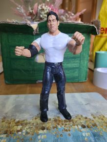 Scott Hall wrestling action figure white shirt loose