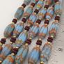 Vintage Venetian Style Sky Blue Trade Beads Necklace Image 5