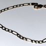 Vintage Hallmarked 9ct Gold Figaro Bracelet Image 8