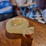 Hand-carved marble/alabaster turtle ashtray or ornament Image 4