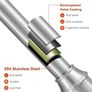 NEW SALE | Brushed Kitchen Tap,Spring Kitchen Taps with Pull Out Spray,3 Spray Modes 360 Degree Swivel High Arc Single Handle Kitchen Sink Mixer Tap with Pull Down Sprayer Image 3
