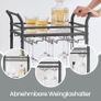 Serving trolley, trolley with 3 levels, with castors Image 7