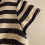Esprit Navy and White Striped Dress Image 3