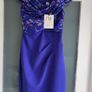 JW Carrie Royal Blue Bardot dress Sz 8UK - Bnwt Rrp 60 Image 2