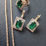 Emerald Green Costume Jewellery Sets Image 3