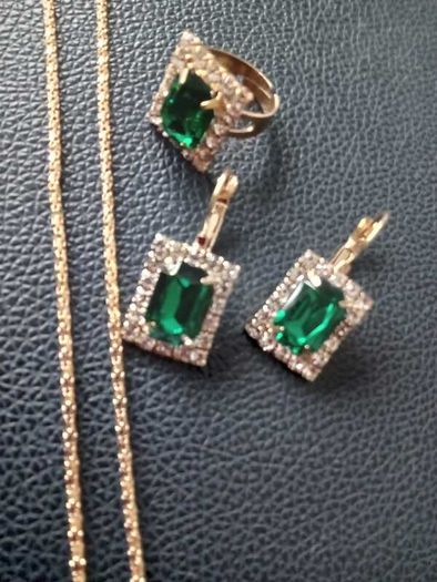 Emerald Green Costume Jewellery Sets