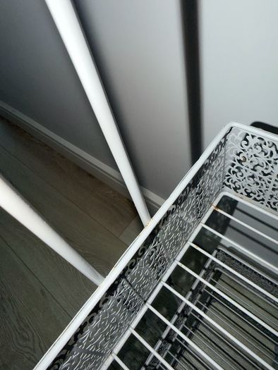 Dunnes Stores 3-Tier Metal Storage Caddy with Decorative Baskets in Grey