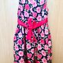 Girls dress Age 10 Pink Flowers Image 2