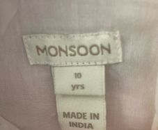Stunning Monsoon Dress.  Age 10 years.