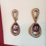Sterling Silver 925 and Amethyst earrings Image 5