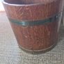 Antique Oak Peat Barrel Image 2