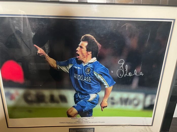Signed Gianfranco Zola Picture Frame
