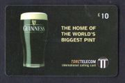 1990s Torc Telecom IR10 Guinness The Home of The World's Biggest Pint Callcar Used