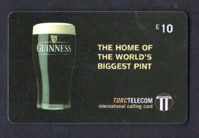 1990s Torc Telecom IR10 Guinness The Home of The World's Biggest Pint Callcar Used