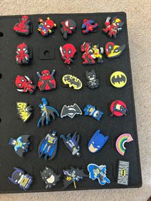 Croc charms Deadpool Wolverine Batman