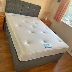 New Stylish Double 4ft, 4ft6, King 5ft And 6ft Superking Sizes Divan Beds Instock. Drawers And Optional Tufted Mattresses Available. Free Delivery