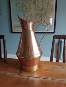 Brass and Copper Jug