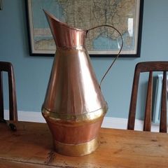 Brass and Copper Jug
