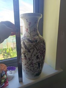 hand painted vase 48cm