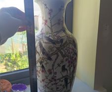 hand painted vase 48cm