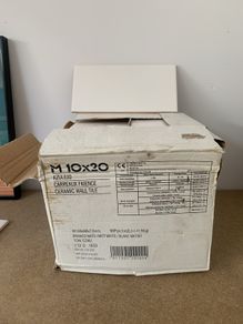 Tiles - white Matt 10x20