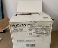 Tiles - white Matt 10x20