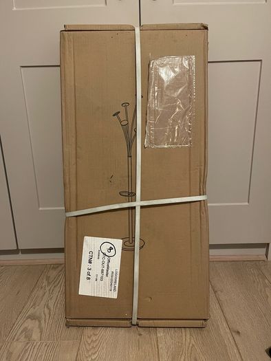 Alba Festival Coat Stand 350x350x1870mm Black