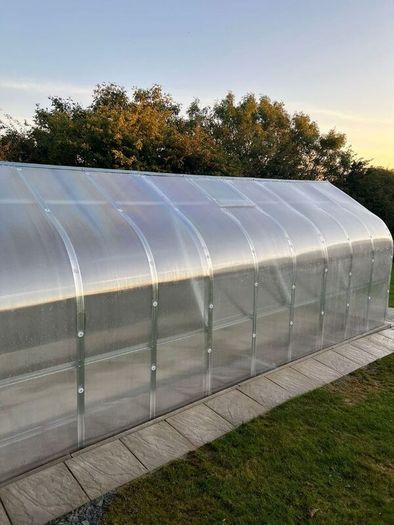 Greenhouse Raindrop shape polycarbonate poly tunnel