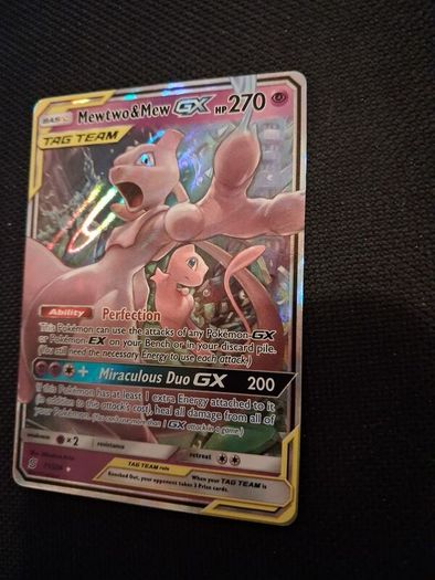 Pokemon Card : Mewtwo&mew gx tagteam