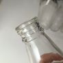 440 - Set of 6 Vintage Clear Glass Collectible Decorative Bottles Image 6