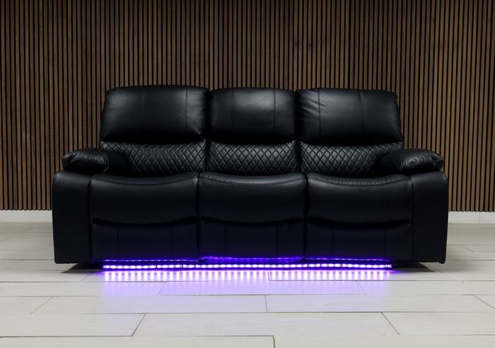 3 Seater Rita Plus Electric Leather Recliner Sofa