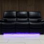 3 Seater Rita Plus Electric Leather Recliner Sofa Image 7