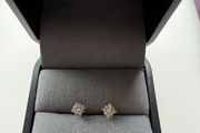 Diamond Stud Flower Earring