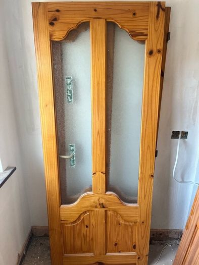 Solid oak door set