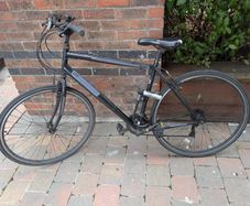 Freesprint City Hybrid Bike with Kryptonite Lock