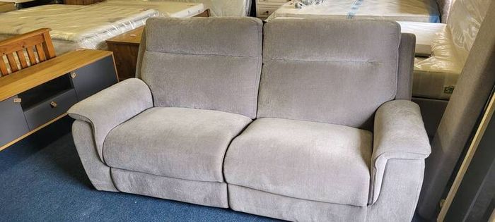 3 Seater Grey Electric reclining Sofa