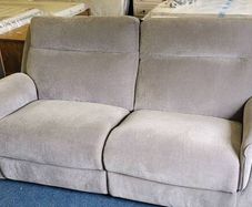 3 Seater Grey Electric reclining Sofa