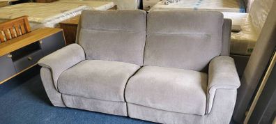 3 Seater Grey Electric reclining Sofa