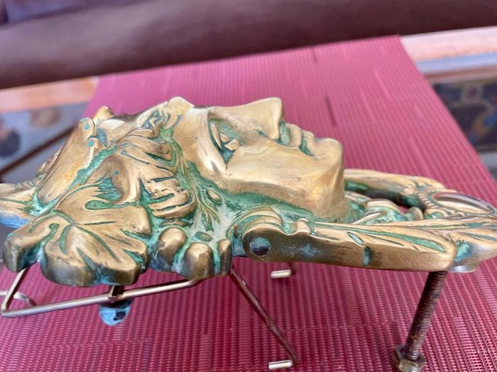 Early 20th Century Brass Athena Door Knocker