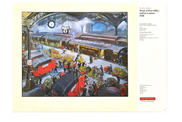 Vintage Posters Post Office Grace L. Golden
