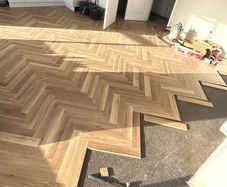Herringbone floor