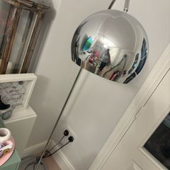silver lamp