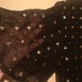 Monsoon Demetria sequin hearts hanky hem dress black Image 8