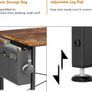 FREE EXPRESS SHIPPING L Shaped Desk 100CM Computer Desk Study Office Desk Gaming Desk Writing Table With Bookshelf Reversible Corner Desk For Home Office Studio Workstation Image 2